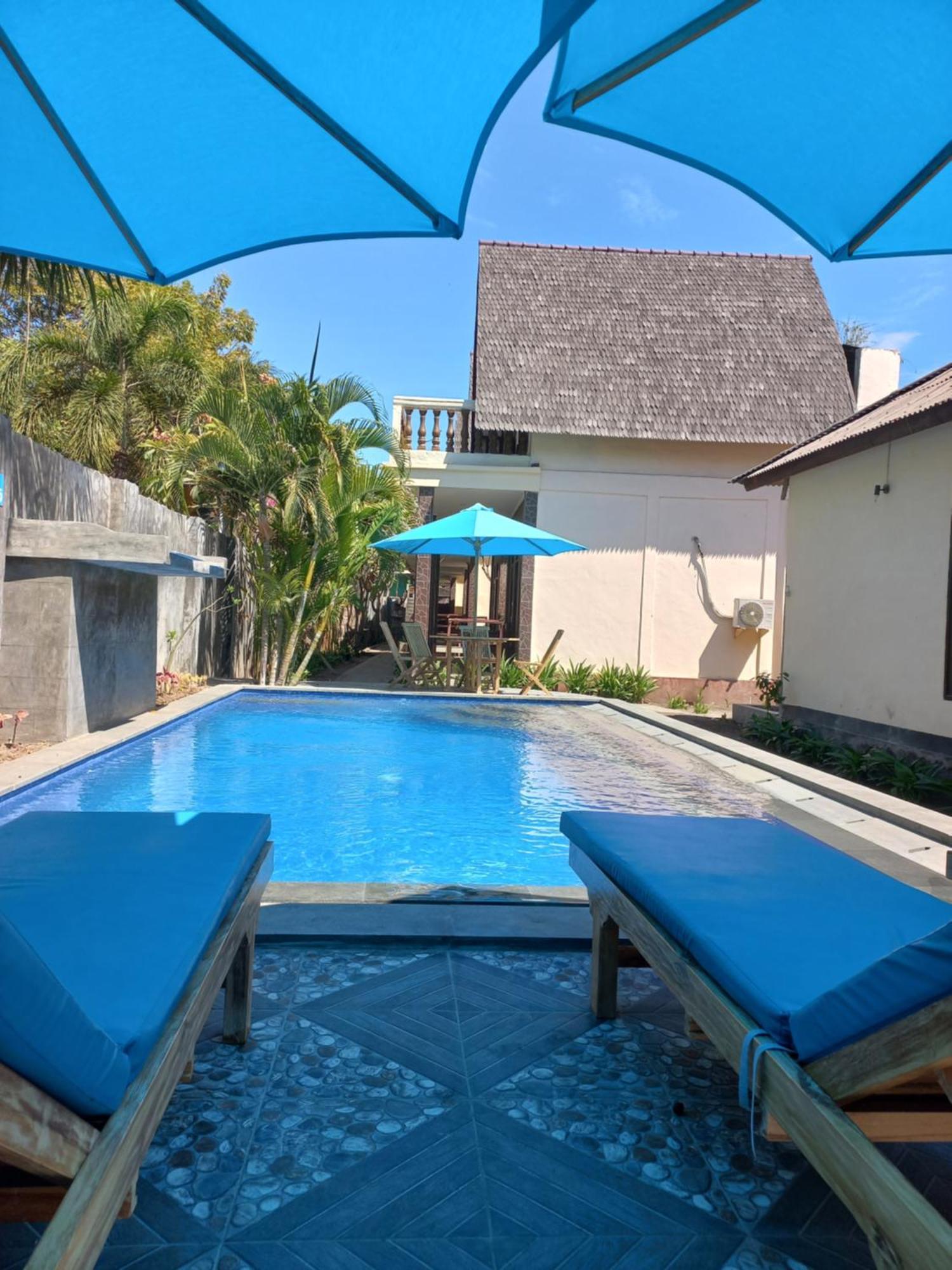 Kusuka Bungalow Gili Trawangan Esterno foto